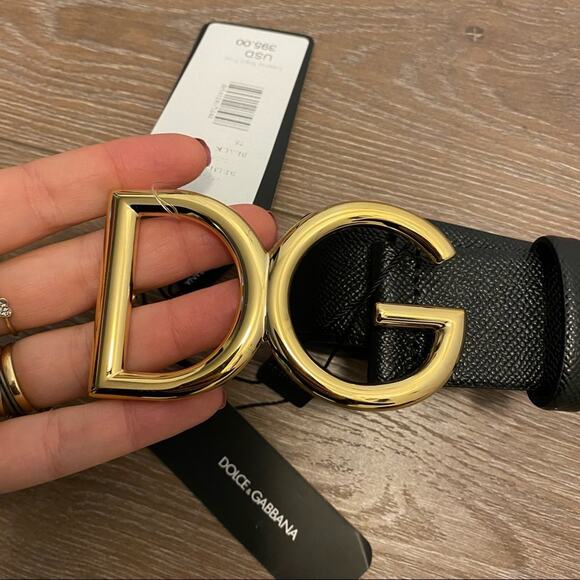 DOLCE & GABBANA Logo Belt 75 - Picture 7 of 9